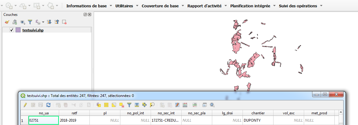 Capture d’écran – Envoyer vers le RATF